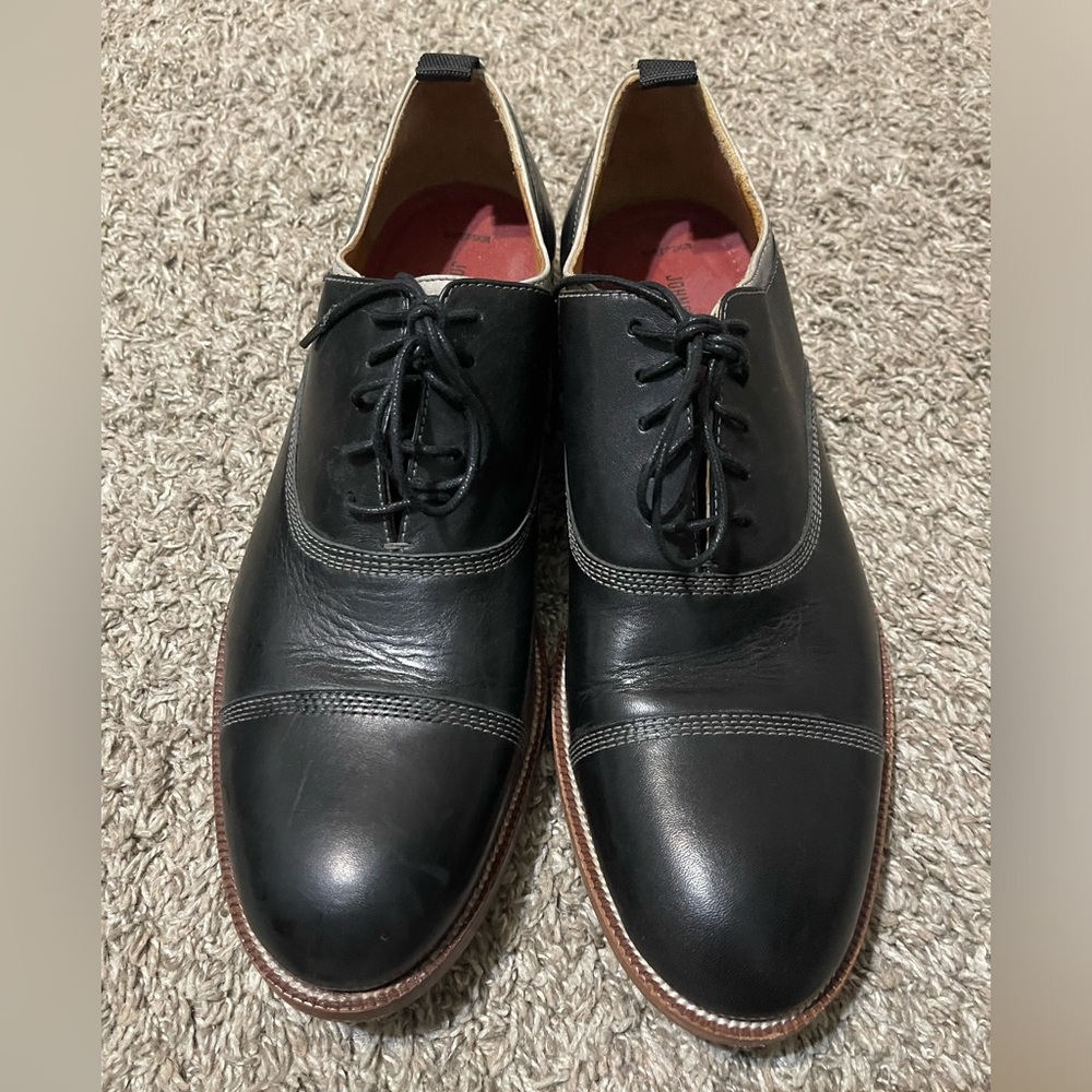 Black Johnston & Murphy black shoes, size 10.5 M